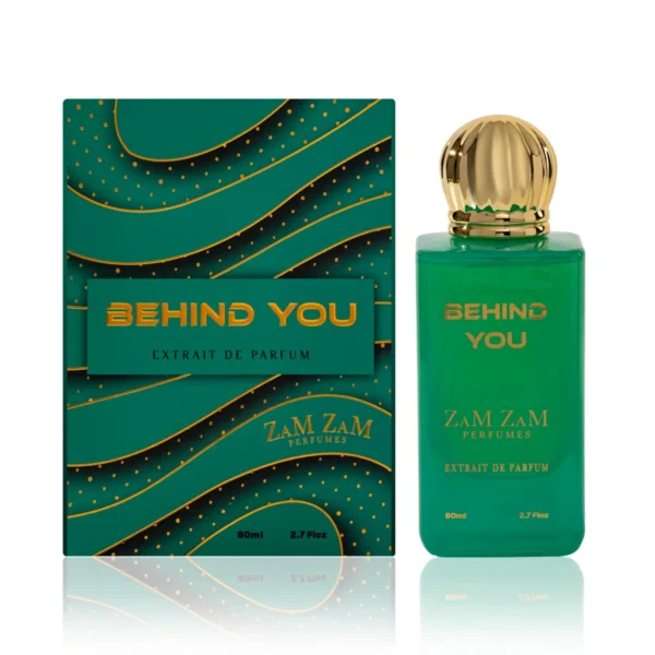 BEHIND YOU Parfum for Men 80ML Premium Long-Lasting Fragrance ZamZam Perfumes Dubai & UK Luxury Men's Cologne