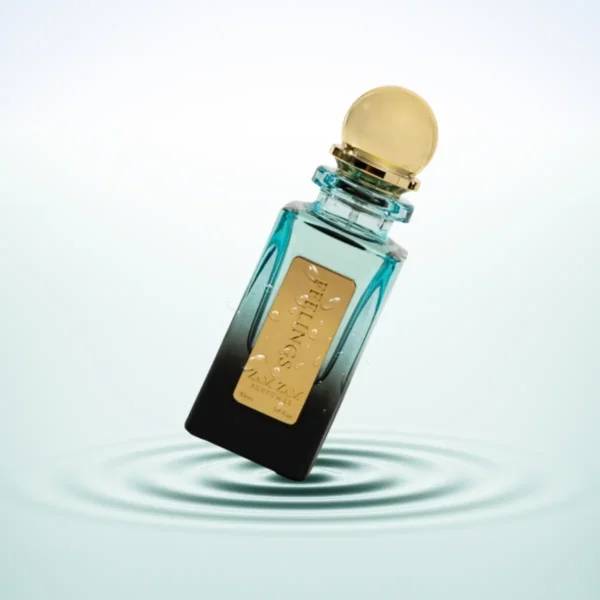 Couple enjoying romantic moment with FEELINGS perfume by ZamZam Perfumes - Unisex emotional fragrance perfect for dates and special occasions